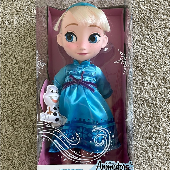 Disney Blue Elsa Doll with Olaf Accessories - Picture 1 of 6